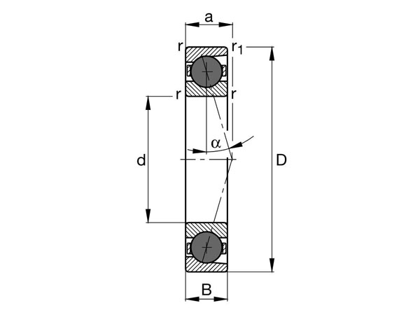 HCB70主軸軸承規格表